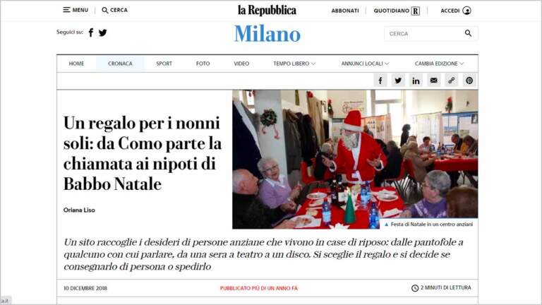 preview articolo la Repubblica
