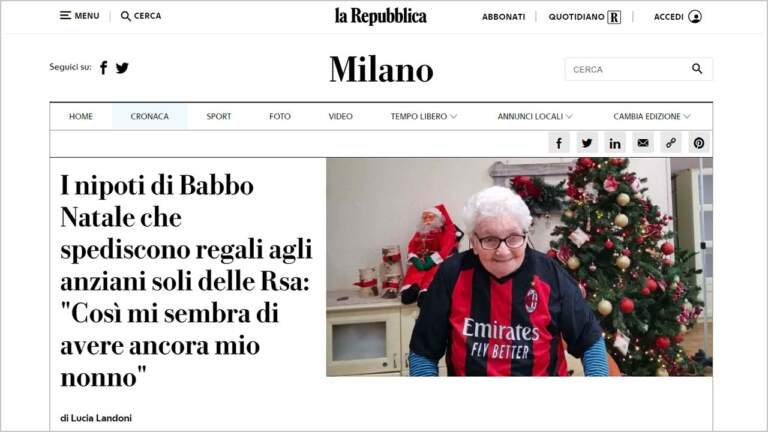 preview articolo La Repubblica Milano