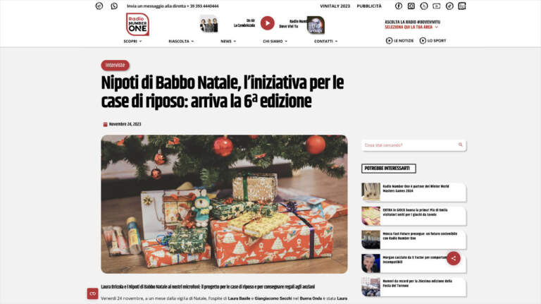 anteprima trasmissione su Radio Number One